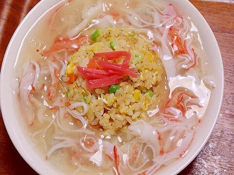 水餃子あんかけチャーハン